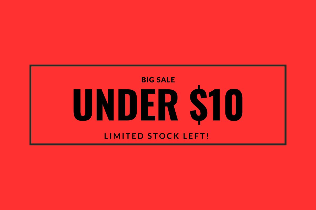 Sale under $10