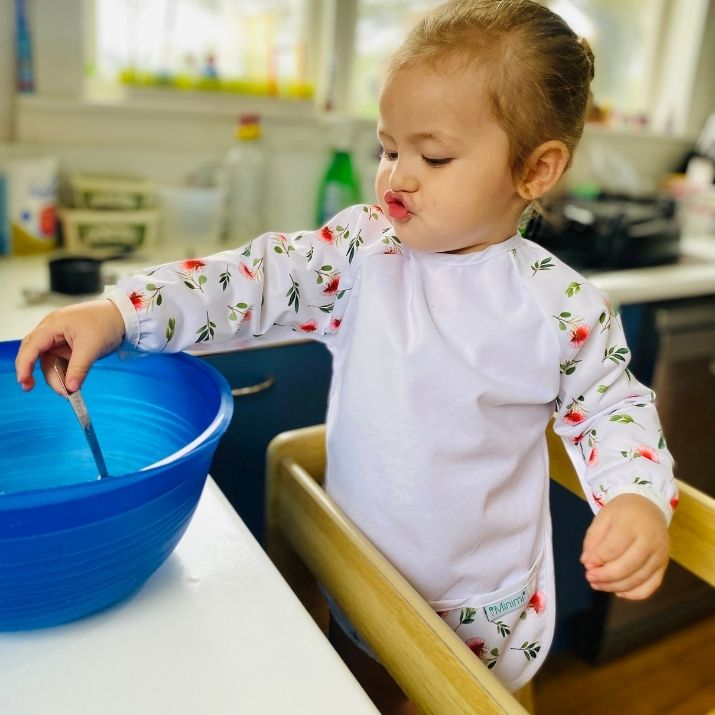 Minimi | Long-sleeved Bib | Pohutukawa