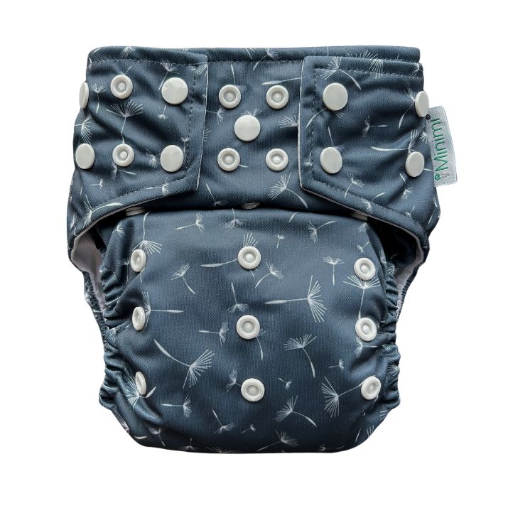 Minimi Best Fit | Reusable Cloth Nappy Shell | Newborn to School Age | Floating Wishes