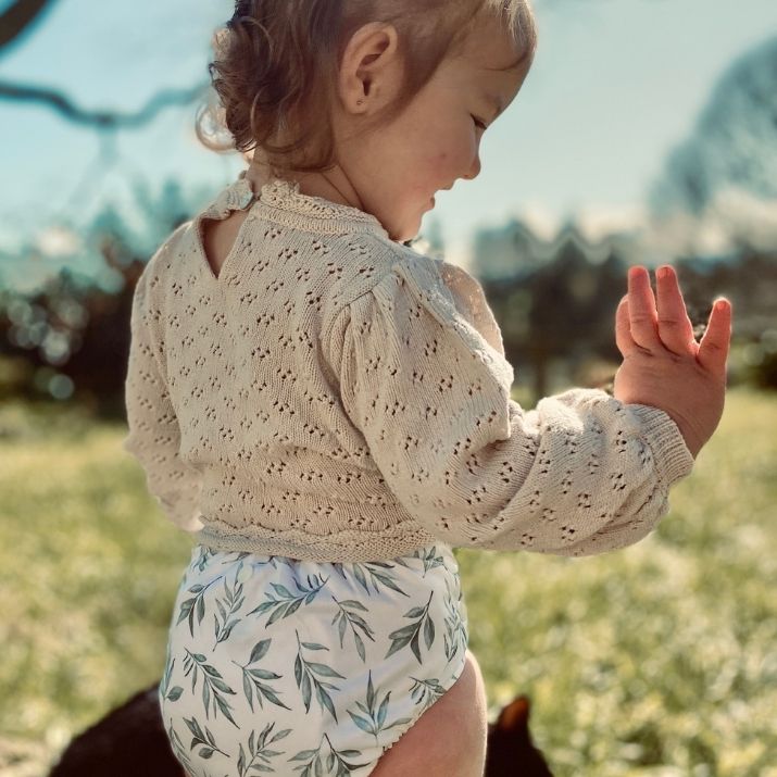 Minimi Best Fit | Reusable Cloth Nappy Shell | Newborn to School Age | Serene Foliage