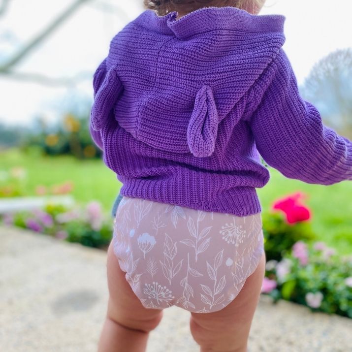 Minimi Best Fit | Reusable Cloth Nappy Shell | Newborn to School Age | Whispering Blooms