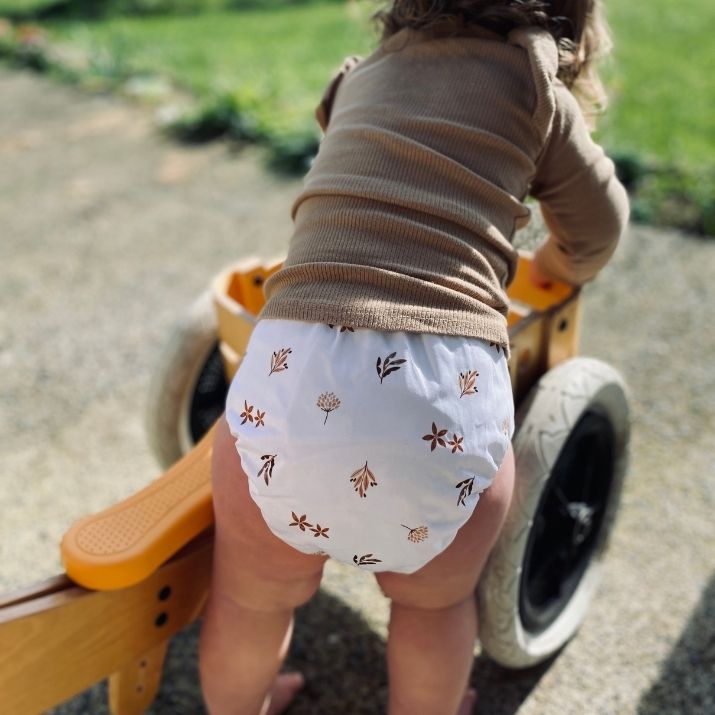 Minimi Best Fit | Reusable Cloth Nappy Shell | Newborn to School Age | Copperleaf Bliss