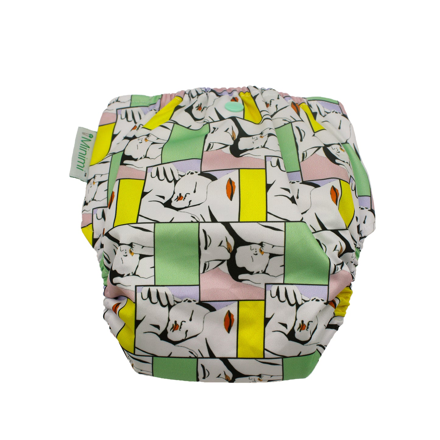 Minimi Best Fit | Reusable Cloth Nappy Shell | Newborn to School Age | Sweet Slumber