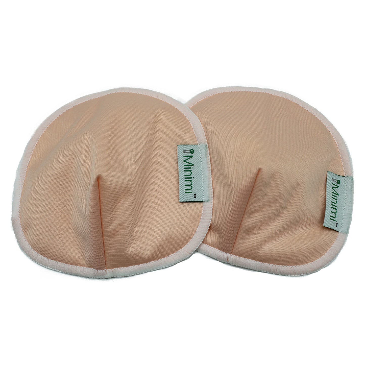Breast Pads | Contoured Bamboo Cotton | Blush