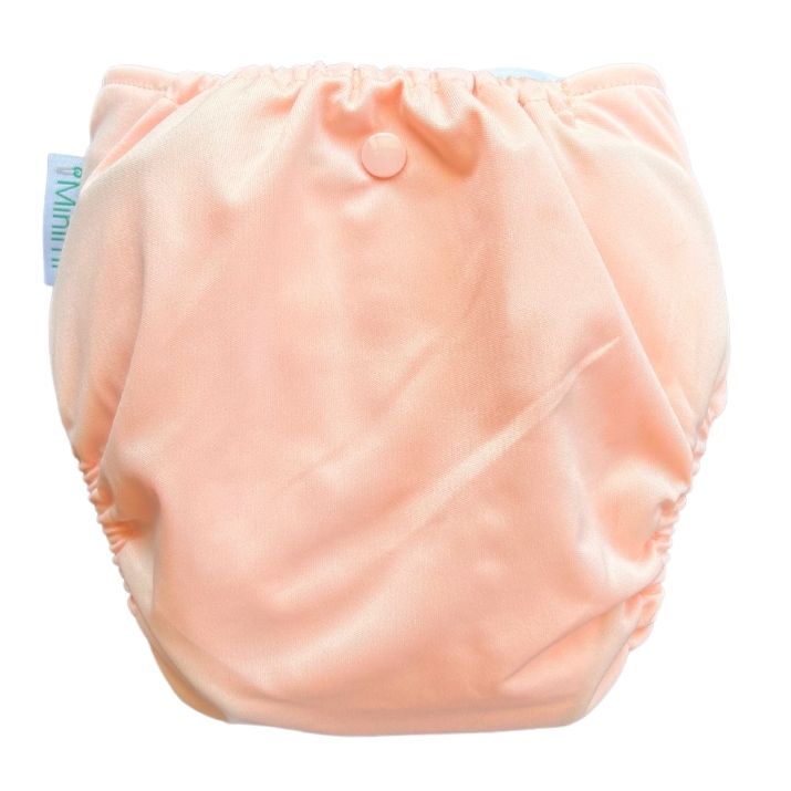 Minimi Best Fit | Reusable Cloth Nappy Shell | Newborn to School Age | Blush