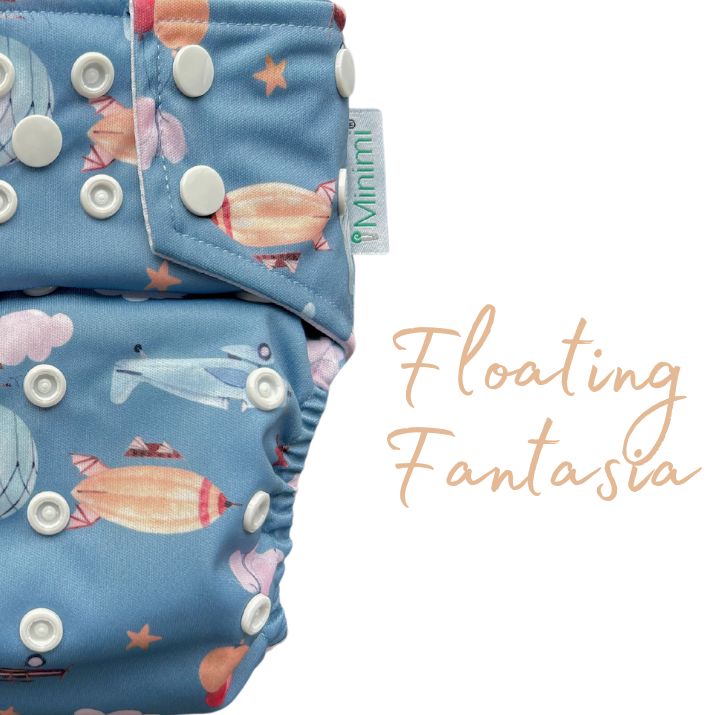 Minimi Best Fit | Reusable Cloth Nappy Shell | Newborn to School Age