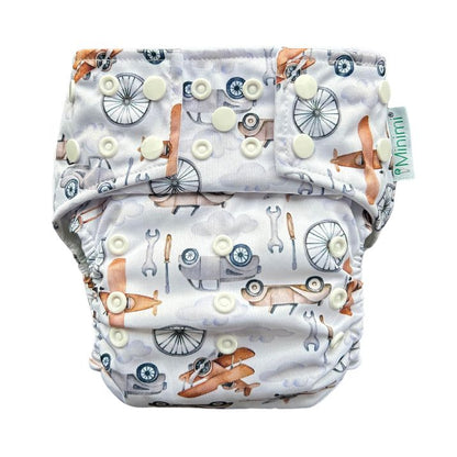 Minimi Best Fit | Reusable Cloth Nappy Shell | Newborn to School Age | Cloudy Adventures