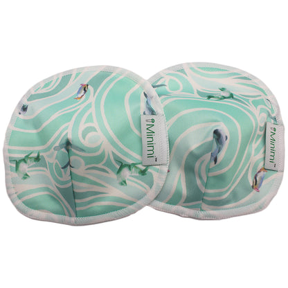 Breast Pads | Contoured Bamboo Cotton | Marine Mana